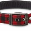 Petco Buffalo Check Plaid Dog Collar, Adjustable, Large