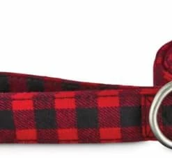 Petco Leather Buffalo Check Plaid Dog Leash, 5-ft
