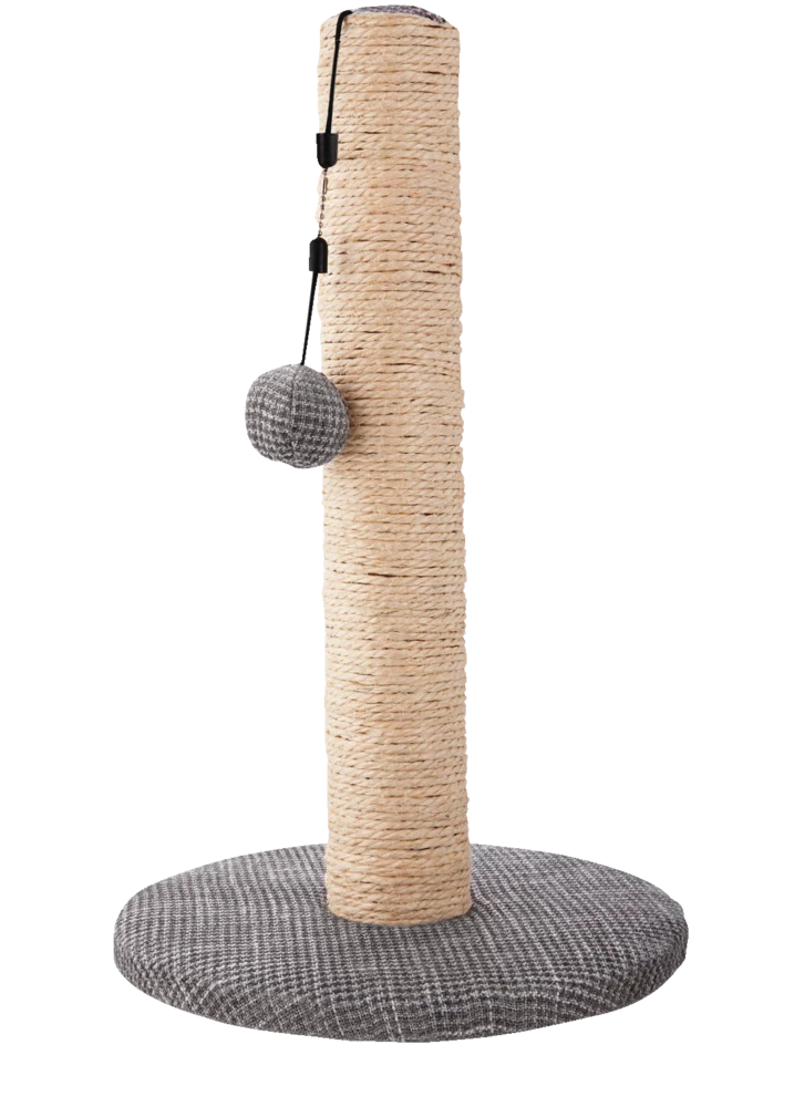 Petco Durable Sisal Cat Scratching Post, 19-in, Grey 3 Petco Durable Sisal Cat Scratching Post, 19-in, Grey