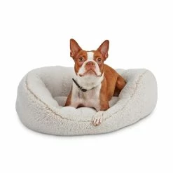 Petco Cozy Cuddler Plush Dog Bed, Washable, 20-in X 22-in, Cream -PETCO Discount Store petco cozy cuddler s cream c4730b9e 341c 4ec6 8f14 edd9ff3a68be