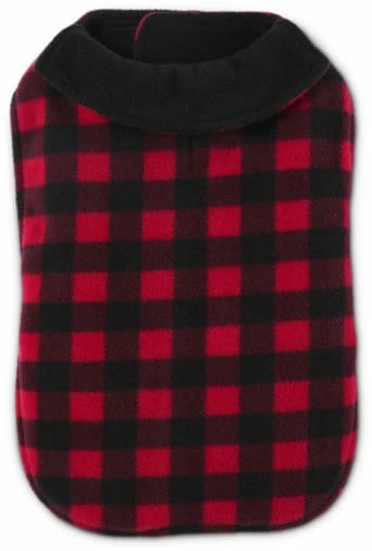 Petco Cozy Reversible Plaid Dog Coat Jacket, Medium/Large, Red 4 Petco Cozy Reversible Plaid Dog Coat Jacket, Medium/Large, Red - Image 2