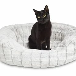 Petco Faux Fur Cat Bed, Washable, 20-in X 18-in, Grey -PETCO Discount Store petco faux fur cat bed in grey 20 l x 18 w b3d77bf2 2b35 458c 8229 5d1c3c4b23ad