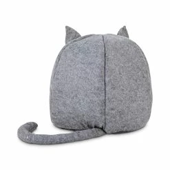 Petco Fellow Feline Hooded Igloo Cat Bed, Washable, 15.5-in X 15.5-in, Grey -PETCO Discount Store petco fellow feline hooded igloo cat bed 15 5 l x 15 5 h 790b05c4 34e9 4d6d 9514 69ec99d0e6a7