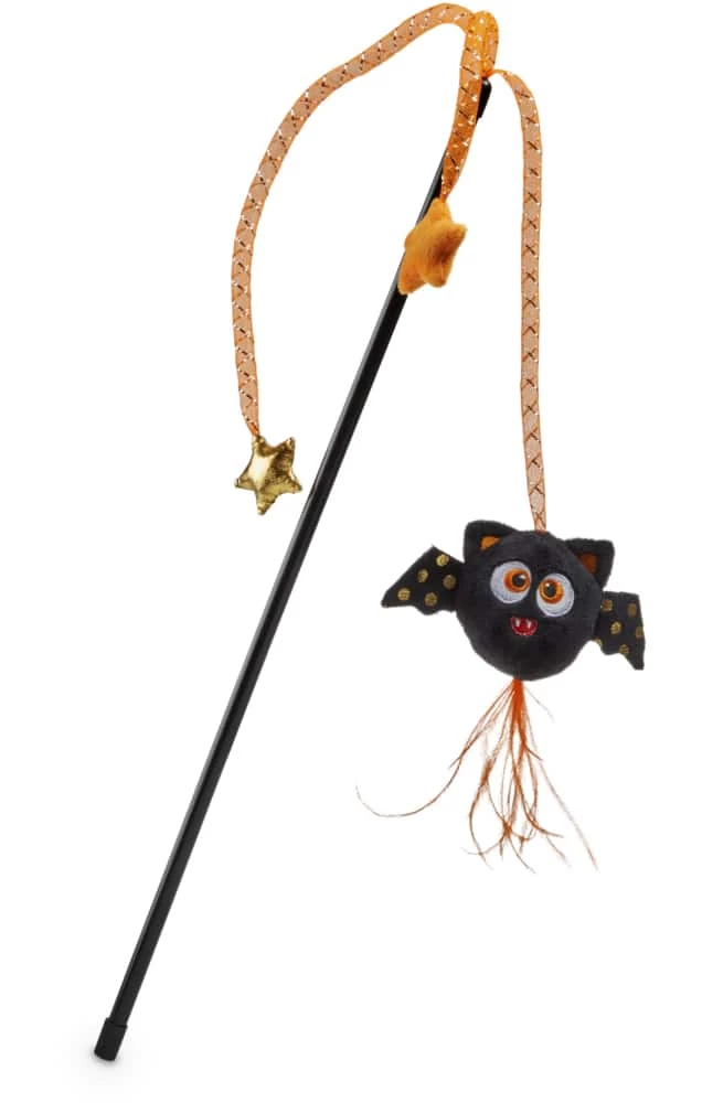 Petco Halloween Bat Teaser And Wand Cat Toy 3 Petco Halloween Bat Teaser And Wand Cat Toy