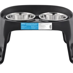Petco Double Diner Stainless Steel Dog Bowls, Dishwasher Safe And BPA Free For Food And Water, 2 X 5-cups -PETCO Discount Store petco high rise double diner 5c3b1d6a 4de3 46e8 898c d08f09308f87