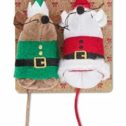 Petco Santa's Helpers Cat Toy Set, 2-pk -PETCO Discount Store petco holiday cat santa and elf mice 2pk 5bee2801 2c32 4c96 9d1c 81e8aef4e55c