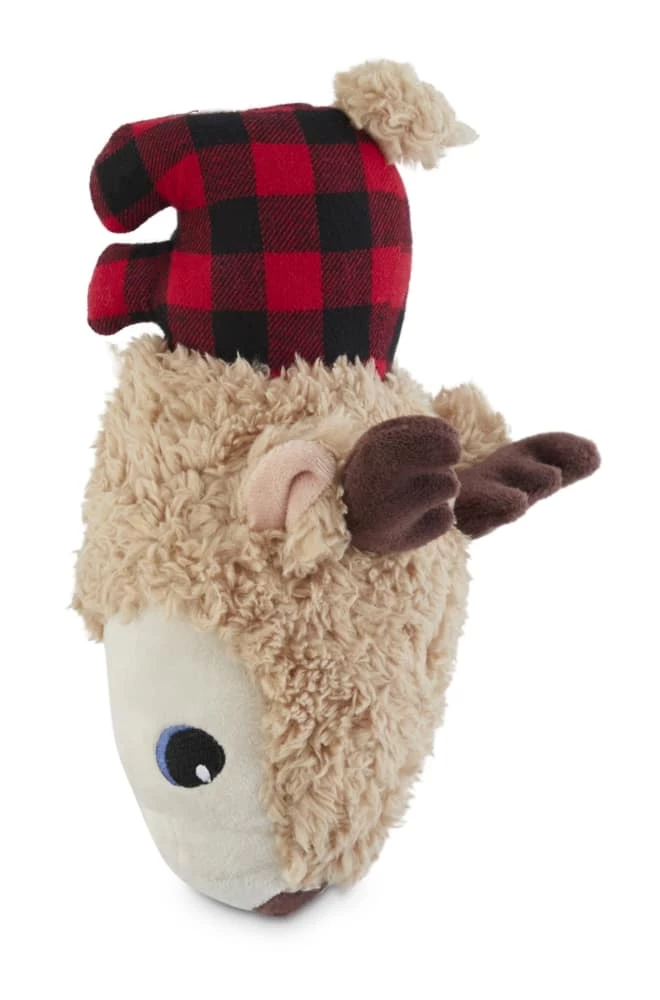 Petco Holiday Deer Soft Plush Dog Toy With Sealed Bottle Cruncher, 9-in 3 Petco Holiday Deer Soft Plush Dog Toy With Sealed Bottle Cruncher, 9-in