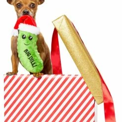 Petco Pickle Soft Plush Squaky Dog Toys, Assorted Styles, 6-in 17 Petco Pickle Soft Plush Squaky Dog Toys, Assorted Styles, 6-in -PETCO Discount Store petco holiday dog christmas pickle 6 assortment 04667cd4 26ff 401a 8304 5da262feafcf