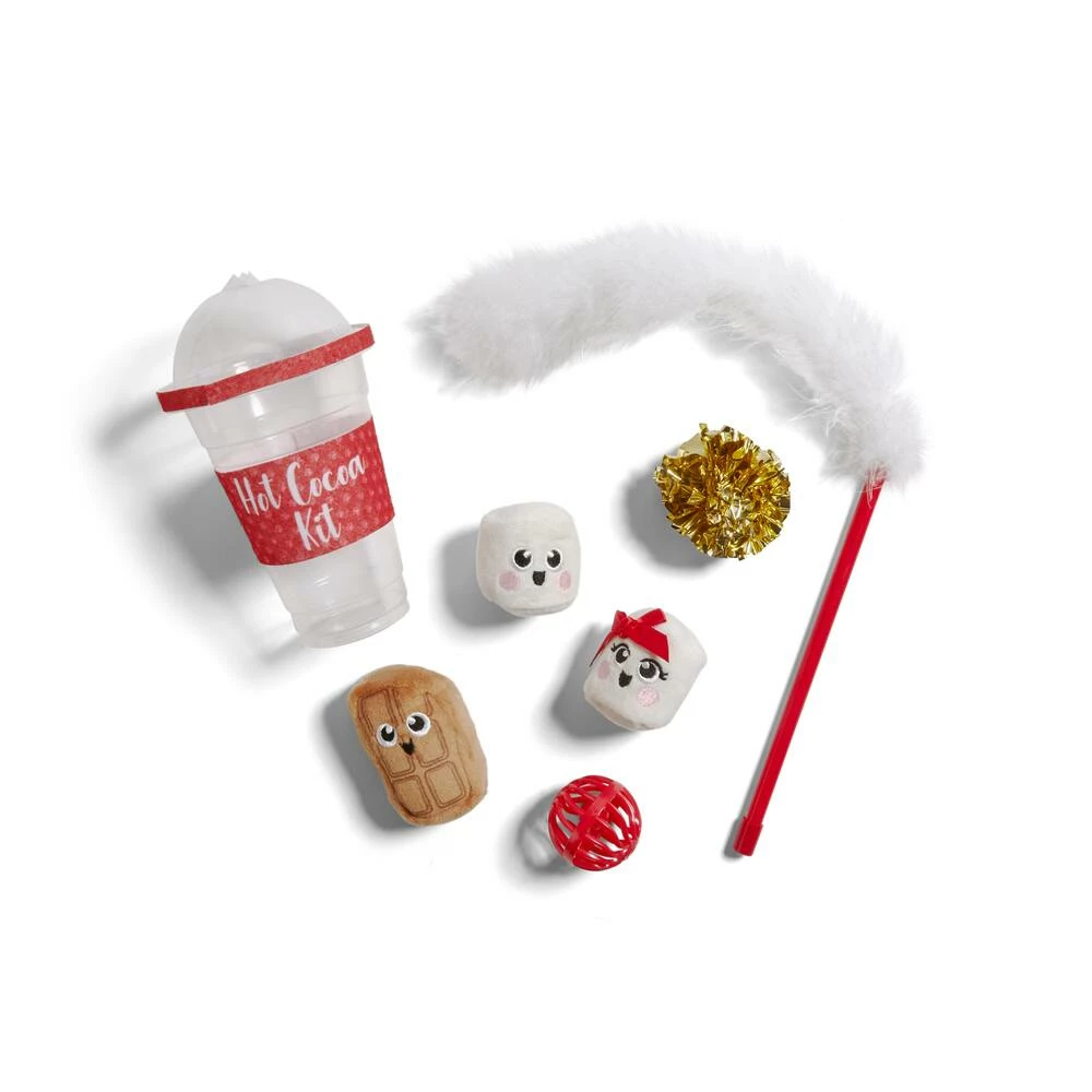 Petco Holiday Hot Cocoa Kit Soft Plush Cat Toys With Catnip, 3-pc 4 Petco Holiday Hot Cocoa Kit Soft Plush Cat Toys With Catnip, 3-pc - Image 2