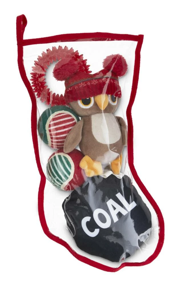 Petco Holiday Tails Naughty List Stocking Squeaky Doy Toys Gift Set, 5-pk 4 Petco Holiday Tails Naughty List Stocking Squeaky Doy Toys Gift Set, 5-pk - Image 2