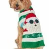 Petco Cool Claus Ugly Christmas Winter Dog Sweater, Assorted Styles