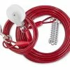 Petco Zipline Dog Tie Out Cable With Trolley, 50-ft, Large, Red -PETCO Discount Store petco large canine zipline dog tie out cable with trolley bcb72fbb a3e0 4e8e 90b9 7430692007fb