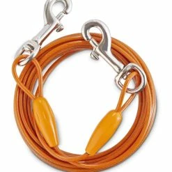 Petco Free-To-Flex Reflective Dog Tie Out Cable, 20-ft, Large, Orange -PETCO Discount Store petco reflective large free to flex dog tie out cable 20 l 4d03edc3 95f7 405f b860 7279043a2872