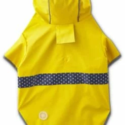 Petco Reversible Dog Raincoat Jacket Hooded, Waterproof With Leash Hole, Small, Yellow -PETCO Discount Store petco reversible dog raincoat in yellow small 43baa191 e112 43bc bd96 9a08c77cb7f5