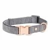 Petco Nylon Dog Collar, Adjustable, Assorted Sizes, Rose Gold/Grey -PETCO Discount Store petco rose gold grey adjustable collar lg d85274c4 75d4 4ad2 a038 06925870787c