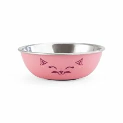 Petco Stainless Steel Cat Face Bowl, 0.875-cup