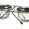 Petco Double Diner Stainless Steel Dog Bowls With Wire Holder, Dishwasher Safe And Non-Slip, 2 X 1.5-Cup -PETCO Discount Store petco stainless steel double diner 1 5 cup 371132f1 3296 4c71 adf1 490b7f2f54af