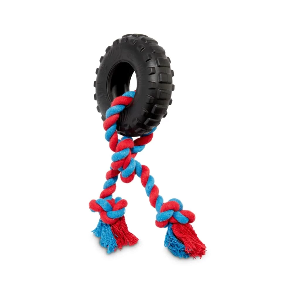 Petco Toss & Tug Tire Rope Dog Toy, Extra Small 3 Petco Toss & Tug Tire Rope Dog Toy, Extra Small