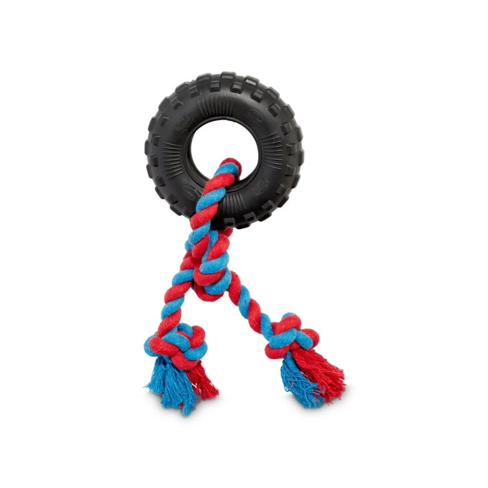 Petco Toss & Tug Tire Rope Dog Toy, Extra Small 4 Petco Toss & Tug Tire Rope Dog Toy, Extra Small - Image 2