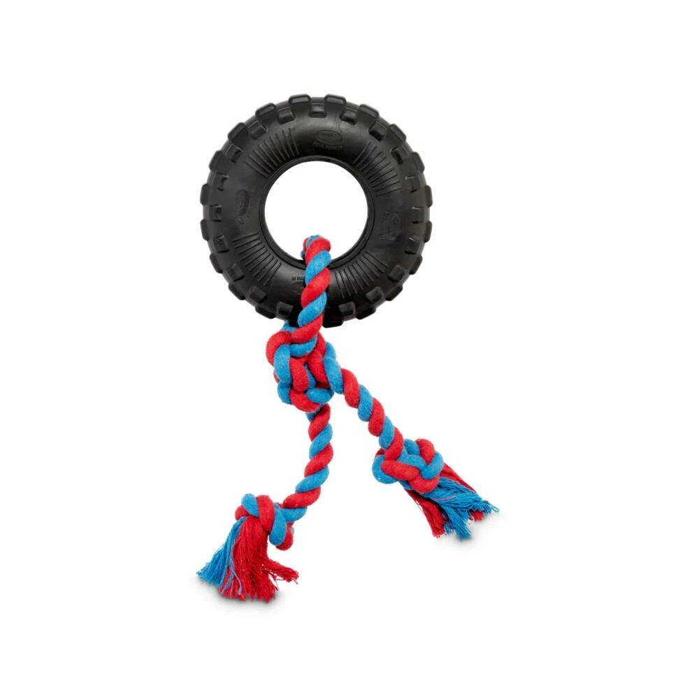 Petco Toss & Tug Tire Rope Dog Toy, Small 4 Petco Toss & Tug Tire Rope Dog Toy, Small - Image 2