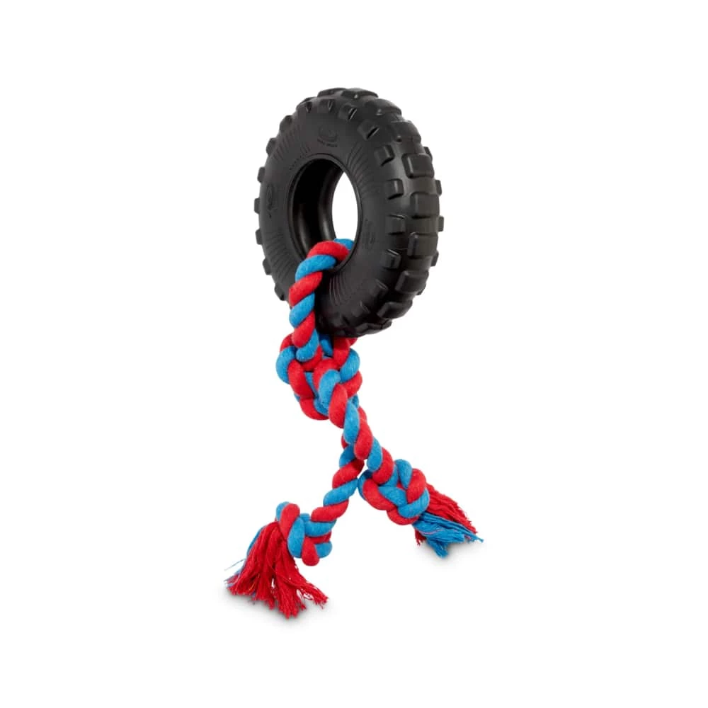 Petco Toss & Tug Tire Rope Dog Toy, Small 3 Petco Toss & Tug Tire Rope Dog Toy, Small