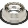 Petco Striped Stainless Steel Dog Bowl, Dishwasher Safe And Non-Slip, 3.75-Cup