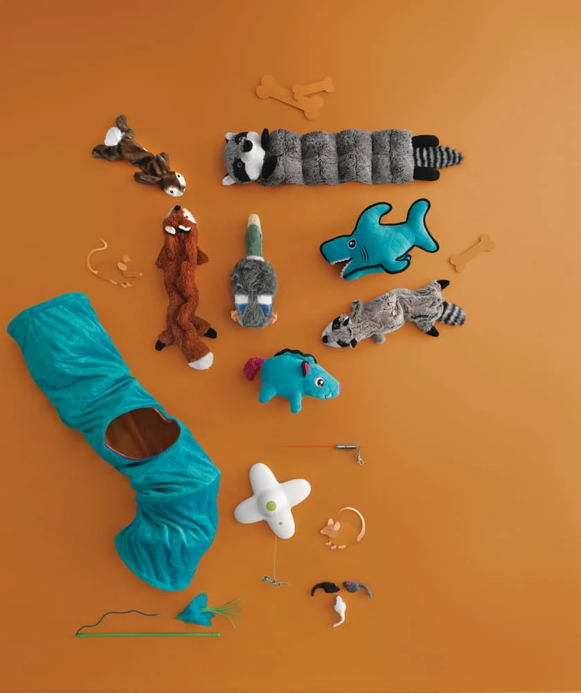 Petco Unstuffed Squeak Plush Rabbit Dog Toy, Small 5 Petco Unstuffed Squeak Plush Rabbit Dog Toy, Small - Image 3