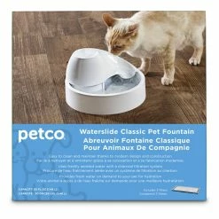 Petco Waterslide Classic Cat Water Fountain, Dishwasher Safe And BPA Free Includes 3 Filters, 50-oz -PETCO Discount Store petco waterslide cat water fountain 215ad74d 35d1 4c93 bd13 0e773b9f11a8