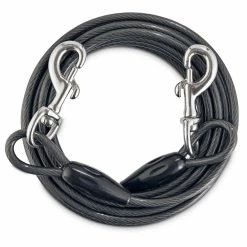 Petco Free-To-Flex Dog Tie Out Cable, 20-ft, 2X-Large, Black -PETCO Discount Store petco xx large free to flex dog tie out cable 20 l ab0b3d27 91e8 43dc a6ad 6ae65e3d9879