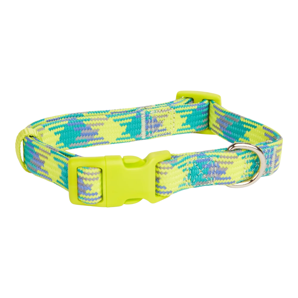 Petco Reflective Dog Collar, Yellow/Blue 3 Petco Reflective Dog Collar, Yellow/Blue