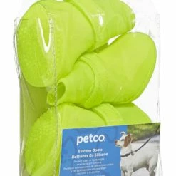 Petco Silicone Dog Boots, Waterproof , Medium, Yellow -PETCO Discount Store petco yellow silicone dog boots medium d1d545a7 e741 4b58 b4e5 7be7c2f86161