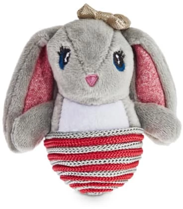 Petco Holiday Tails Bunny Soft Plush Cat Toys With Catnip, 6-in 3 Petco Holiday Tails Bunny Soft Plush Cat Toys With Catnip, 6-in