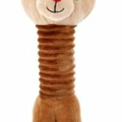 Petco Holiday Tails Reindeer Soft Plush Squeaky Dog Toy, 7-in