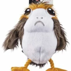 Petco Star Wars Porg With Rope Legs Soft Plush Squeaky Dog Toy, 12-in
